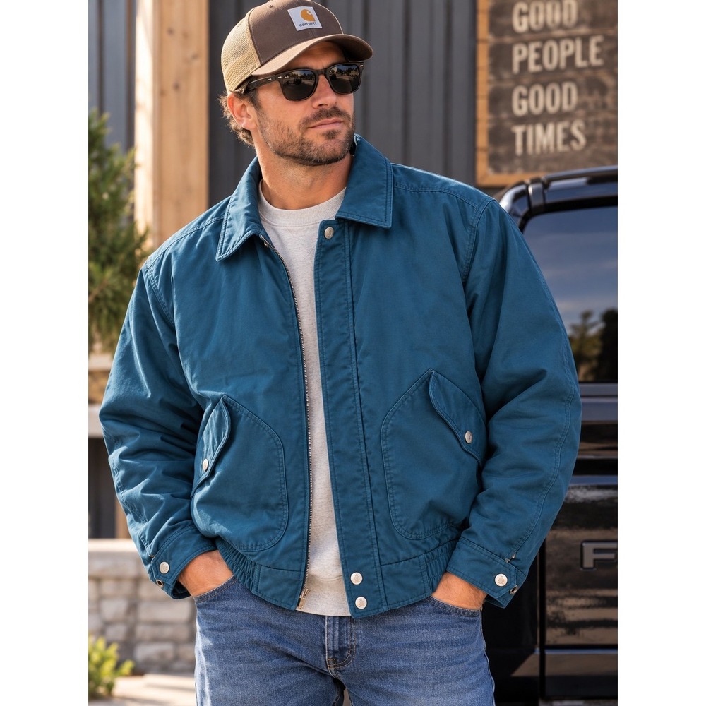 London Fog Vtg. 80-90s Bomber Jacket (Sz. 42 Regular)